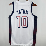 Team USA TATUM #10 White 1:1 Quality  NBA Jerseys 2025