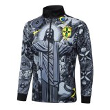 Brazil Black  Jacket Tracksuit 1:1 Quality 24/25