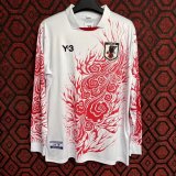 Japan Y 3 Red Flame Long Sleeves Fans 1:1 Quality Soccer Jersey 24/25