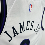 Lakers JAMES JR. #9 White City Edition 1:1 Quality NBA Jersey热压 2025