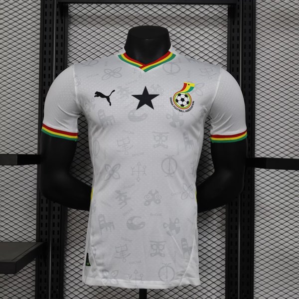 Ghana Home White Player 1:1 Quality Soccer Jersey 24/25