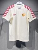 24/25 Manchester United Off White Cotton T White 1:1 Quality Soccer Jersey