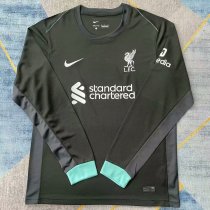 24/25 Liverpool  Away Black Long Sleeve 1:1 Quality Soccer Jersey