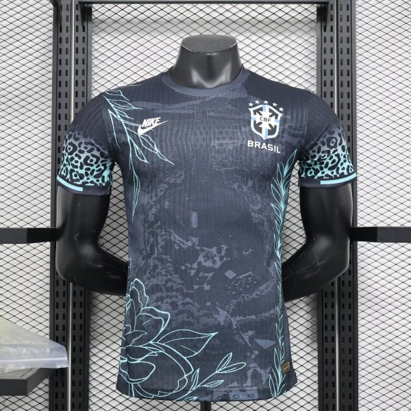 24/25  Brazil  Special  Edition  Black  Player  1:1 Quality Soccer Jersey
