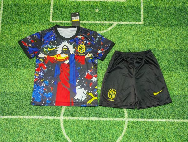Brazil Special Edition Kids 1:1  Quality Soccer Jersey 25/26