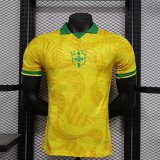 24/25 Brazil Special  Edition Yellow  Player 1:1 Quality Soccer Jersey