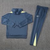 America Hooded Long Sleeved Blue 1:1 Training suit 24/25