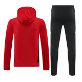 Manchester United Hooded Long Sleeved Red 1:1 Training suit 24/25