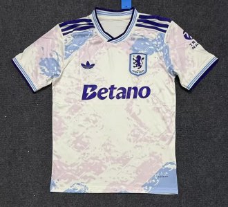Aston Villa Third Fans  1:1 Quality Soccer Jersey 25/26