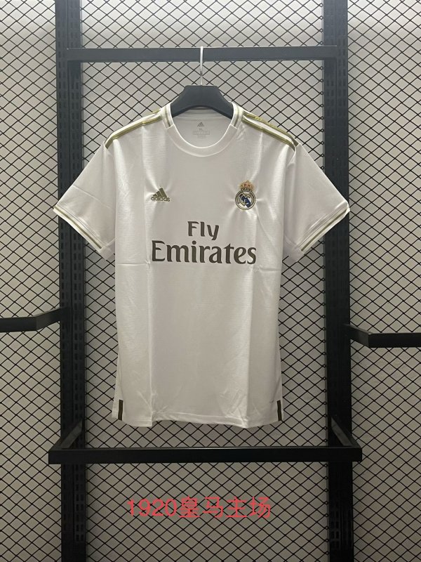 Real Madrid Home Retro  1:1 Quality Soccer Jersey 19/20