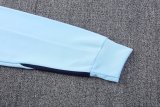 France Hooded Long Sleeved Blue 1:1 Training suit 24/25