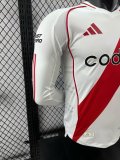 River Plate Home Long Sleeve Player 1:1 Quality Soccer Jersey 24/25
