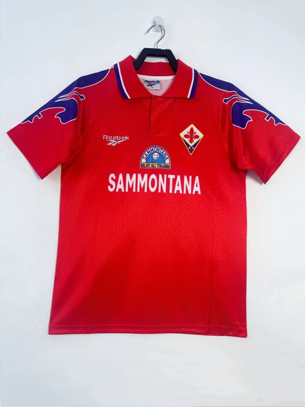 1995/1996 Fiorentina Third Red Fans 1:1 Quality Retro Soccer Jersey