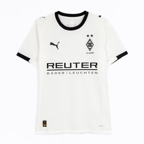 Monchengladbach Home Fans 1:1 Quality Soccer Jersey 25/26