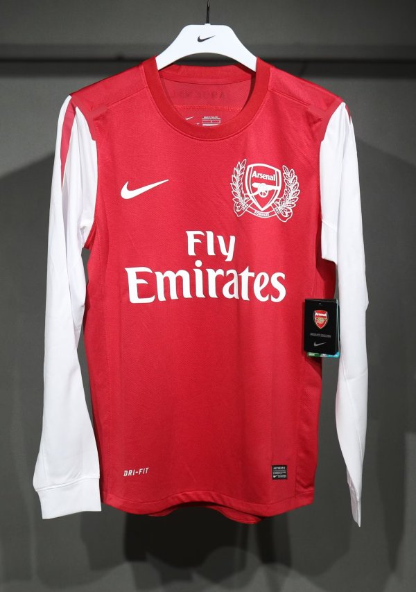 Arsenal Home Long Sleeves Player 1:1 Quality Retro Soccer Jersey 2011/2012