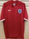 England  Away  Red  1:1 Quality Retro Soccer Jersey 2010
