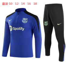 Barcelona Kids Blue 1:1 Quality Training Jersey 24/25