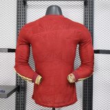 Mexico Red Long Sleeve Player 1:1 Quality Soccer Jersey 25/26
