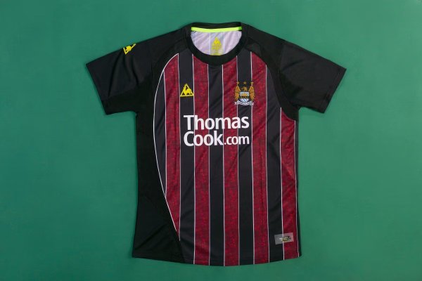 Manchester City Away 1:1 Quality Retro Soccer Jersey 2008/2009