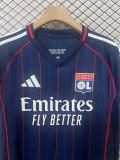Lyonnais Away Fans 1:1 Quality Soccer Jersey 25/26