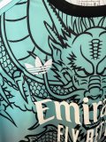 Real  Madrid Dragon Blue Fans 1:1 Quality Soccer Jersey 25/26