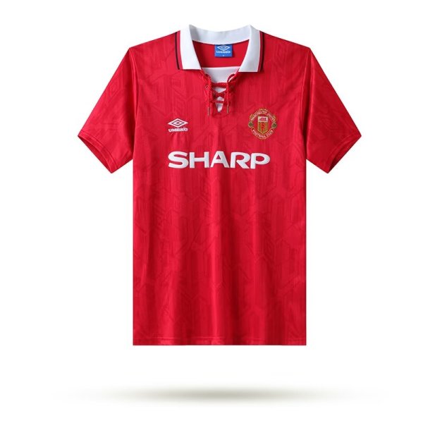 Manchester United   Home Fans 1:1 Quality Retro Soccer Jersey 1992/1994