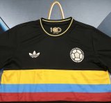 Colombia 100th Anniversary Black Commemorative Edition Fans 1:1 Quality Soccer Jersey 24/25