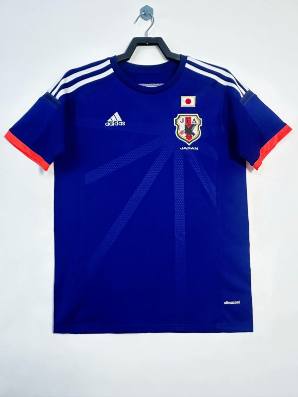 Japan  Home  Blue Fans Retro 1:1 Quality  Soccer Jersey 2014