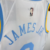 2025 Lakers JAMES JR. #9 White Retro1:1 Quality NBA Jersey热压