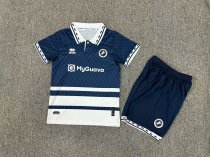 Millwall Home  Kids Kits 1:1 Quality Soccer Jersey 24/25