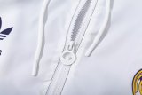 Real Madrid White Windbreaker 24/25