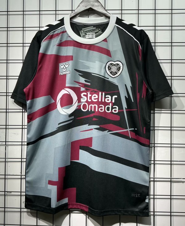 Heart of Midlothian  Away Fans 1:1 Quality Soccer Jersey 25/26