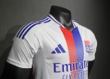 24/25 Lyonnais Home White Player 1:1 Quality Soccer Jersey