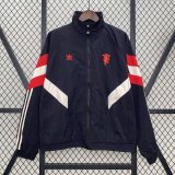 Manchester United Black  Windbreaker 24/25