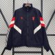 Manchester United Black  Windbreaker 24/25
