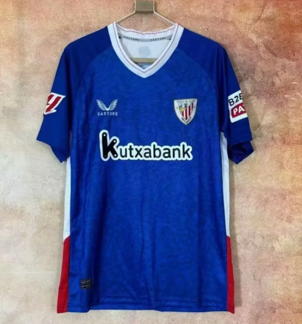 Athletic Bilbao Away Fans 1:1 Quality Soccer Jersey 24/25