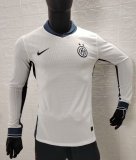 Inter Milan  Away Long sleeve Player1:1 Quality Soccer Jersey 24/25