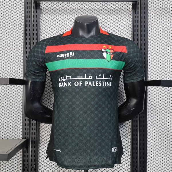 Palestine Head Away Black Player 1:1 Quality Soccer Jersey 25/26