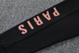 Paris Hooded Long Sleeved Black 1:1 Training suit 24/25