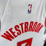 Rockets WESTBROK #0 White City Edition  1:1 Quality NBA Jersey 2020