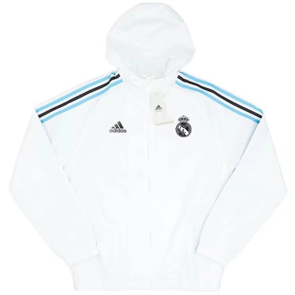 24/25  Real Madrid  White Windbreaker