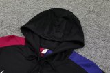 Barcelona Hooded  Long Sleeved Black 1:1 Training suit 24/25