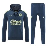 America Hooded Long Sleeved Blue 1:1 Training suit 24/25