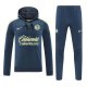 America Hooded Long Sleeved Blue 1:1 Training suit 24/25