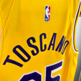 Lakers TOSCANO #95 Yellow 1:1 Quality NBA Jersey 24/25