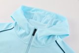 24/25  Marseille Jacket Tracksuit Blue Hoodie 1:1 Quality