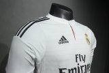 Real Madrid Home Long Sleeve Player Retro 1:1 Quality Soccer Jersey 2014/2015
