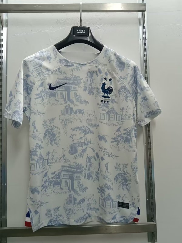 22/23 France Away Fans 1:1 Quality Retro Soccer Jersey