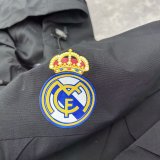 Real Madrid Black Windbreaker 24/25
