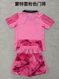 Monterrey Goalkeeper Pink Kids 1:1 Quality Soccer Jersey 25/26